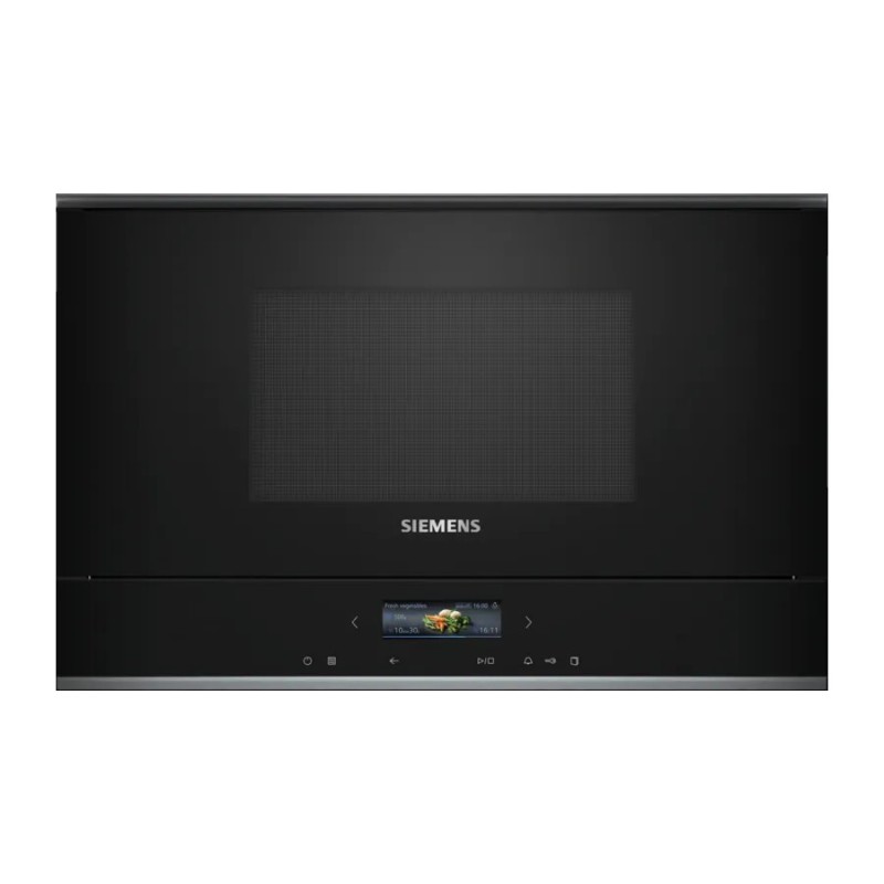 Microondas Siemens Iq700 Bf722L1B1  Negro Solo  Integrado 21 L 900 W