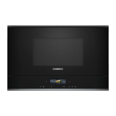 Microondas Siemens Iq700 Bf722L1B1  Negro Solo  Integrado 21 L 900 W