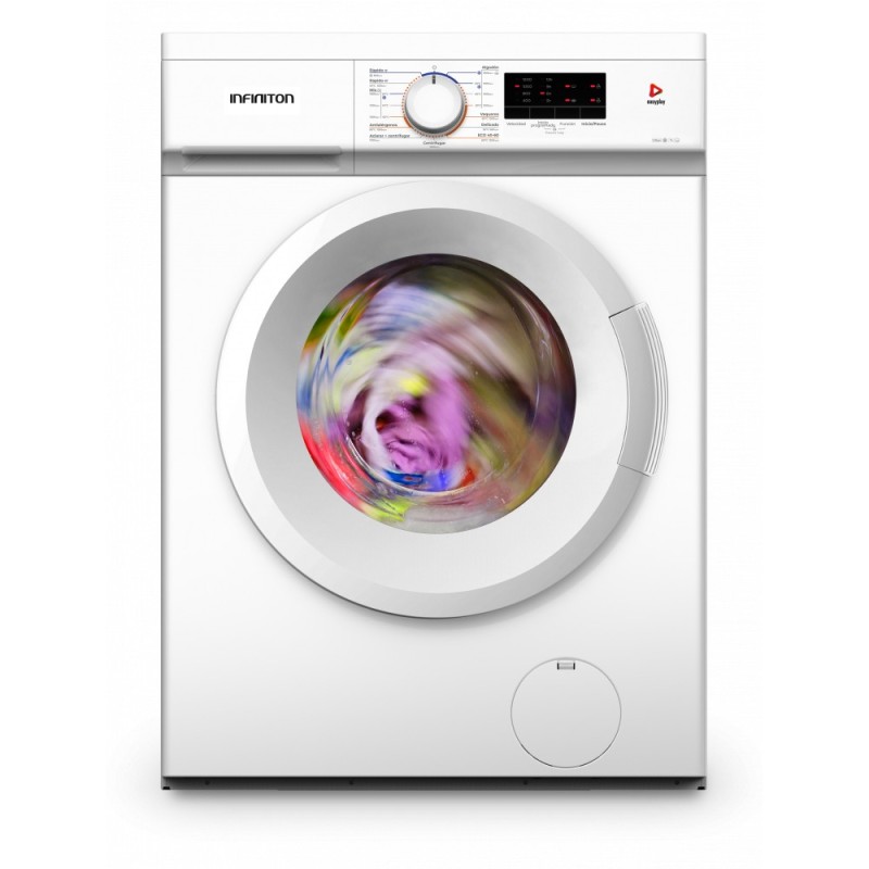 Lavadora Infiniton Wm-A72B  Carga Frontal 7 Kg 1200 Rpm Blanco