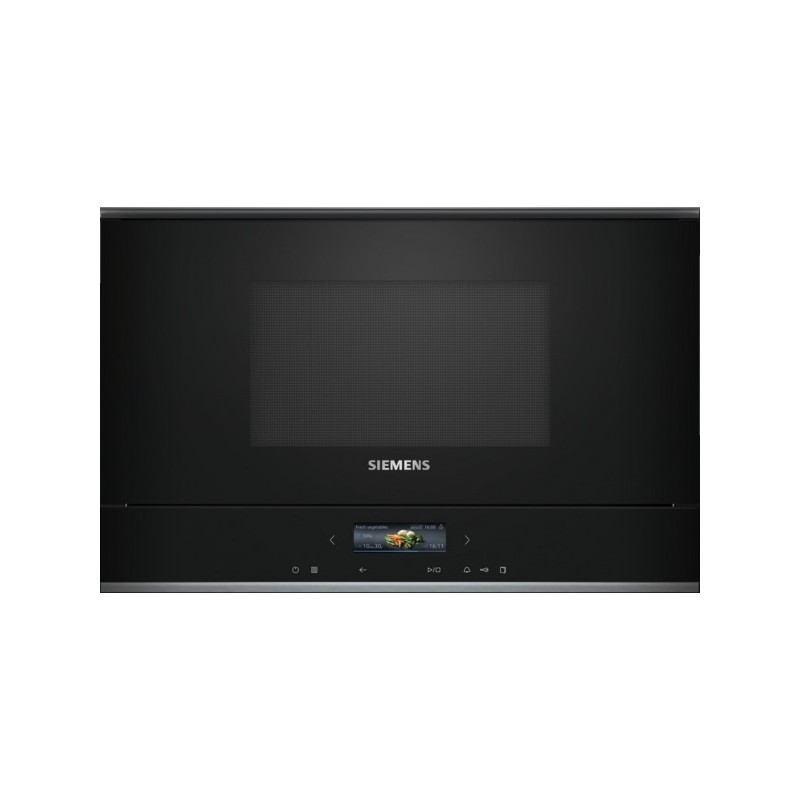 Microondas Siemens Bf722R1B1  Negro Solo  Integrado 21 L 900 W