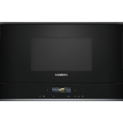 Microondas Siemens Bf722R1B1  Negro Solo  Integrado 21 L 900 W