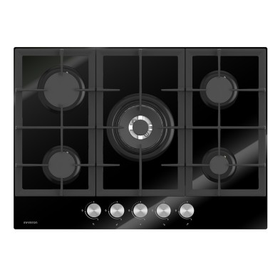 Encimera De Gas Infiniton 78Gln52 Negro Integrado 5 Zona(S)