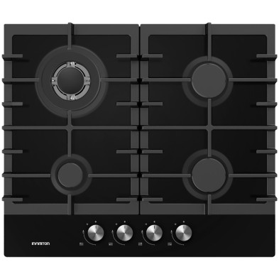 Encimera De Gas Infiniton Gg-429 Negro Integrado 4 Zona(S)