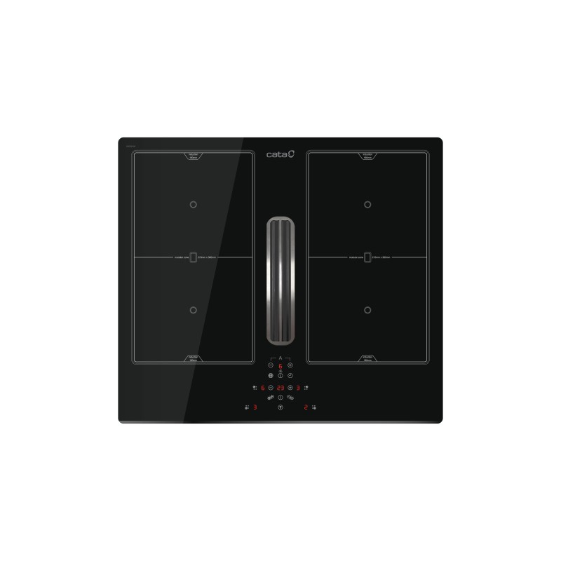 Campana Decorativa Cata As 600 Encastrada Negro 580 M³/H