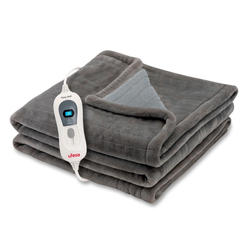 Manta Eléctrica Ufesa Softy Fleece 120 W Gris