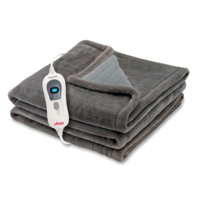Manta Eléctrica Ufesa Softy Fleece 120 W Gris