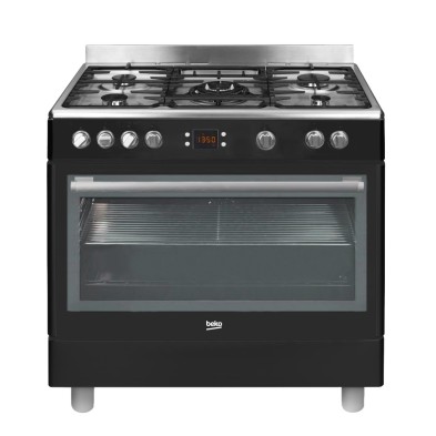 Cocina Beko Gm15310Db Independiente Eléctrico Encimera De Gas Negro