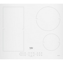 Vitroceramica Beko Hii64200Fmtw Hobs Blanco Integrado 60 Cm Con Placa De Inducción 4 Zona(S)