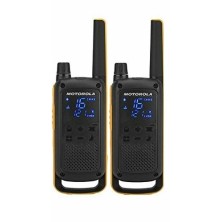 Walkie Talkie Motorola Talkabout T82 Extreme Twin Pack Two-Way Radios 16 Canales Negro Naranja