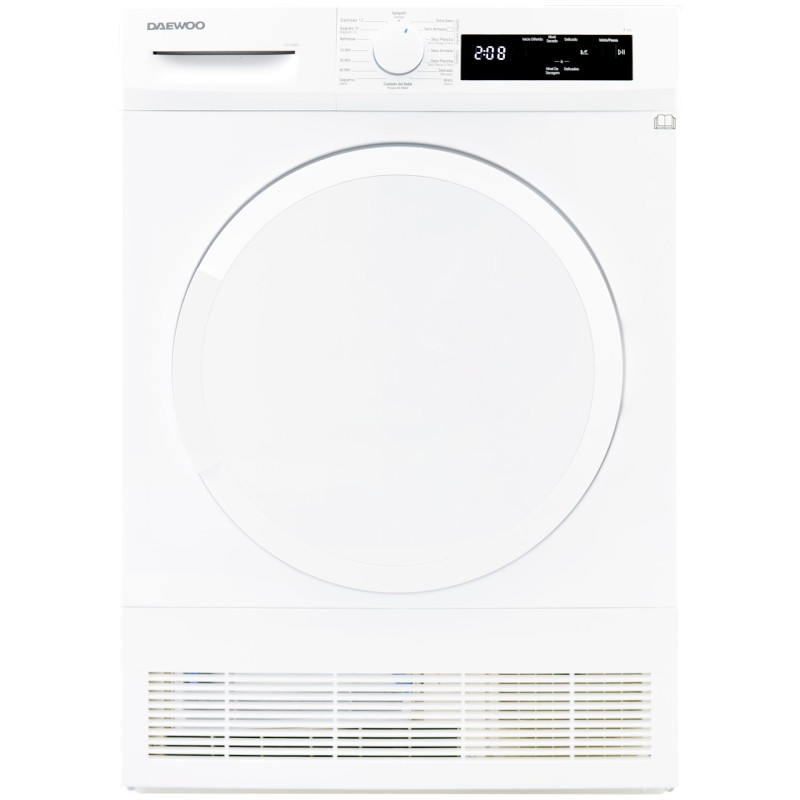 Secadora Daewoo T8Ct1W1Es Independiente Carga Frontal 8 Kg B Blanco