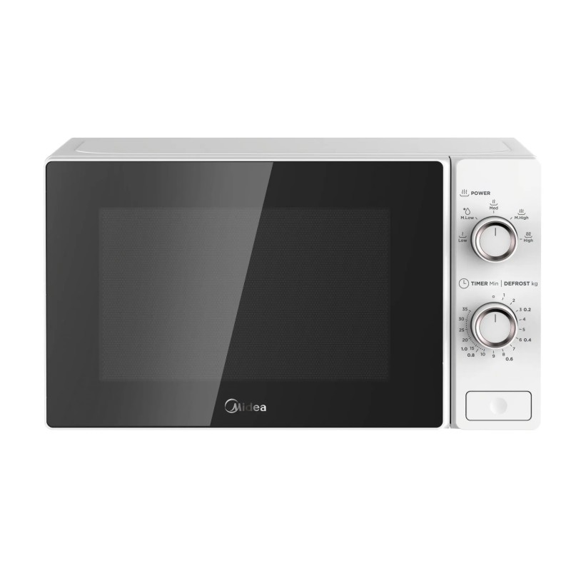 Microondas Midea Mcm208Mmwp Negro Blanco Solo Encimera 20 L 700 W