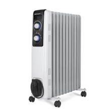 Radiador Orbegozo Rf 2500 Interior Negro Blanco 2500 W De Aceite Eléctrico