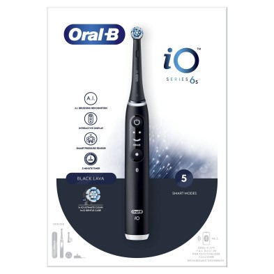 Cepillo De Dientes Electrico Oral-B Io 6 Adulto Vibratorio Negro