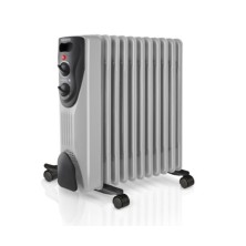 Radiador Taurus Dakar 2000 Interior Negro Gris 2200 W De Aceite Eléctrico