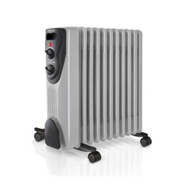 Radiador Taurus Dakar 2000 Interior Negro Gris 2200 W De Aceite Eléctrico