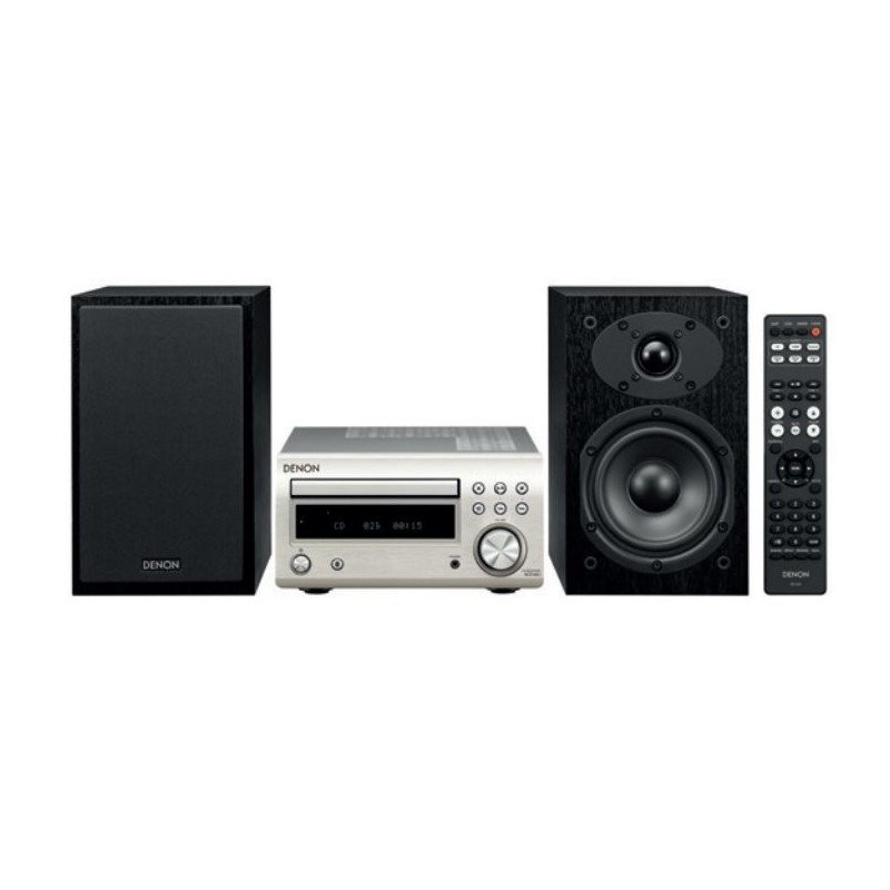 Minicadena Denon D-M41 Para Uso Doméstico 60 W Negro Plata