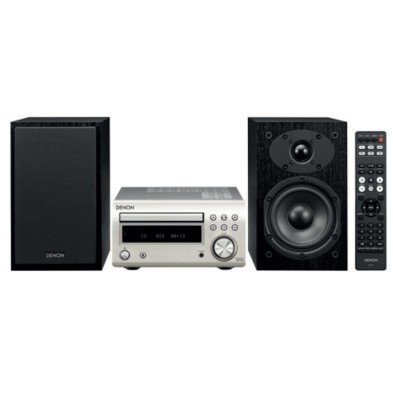 Minicadena Denon D-M41 Para Uso Doméstico 60 W Negro Plata