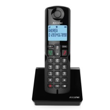 Teléfono Inalámbrico Alcatel S280 Duo Blk Dect Identificador De Llamadas Negro