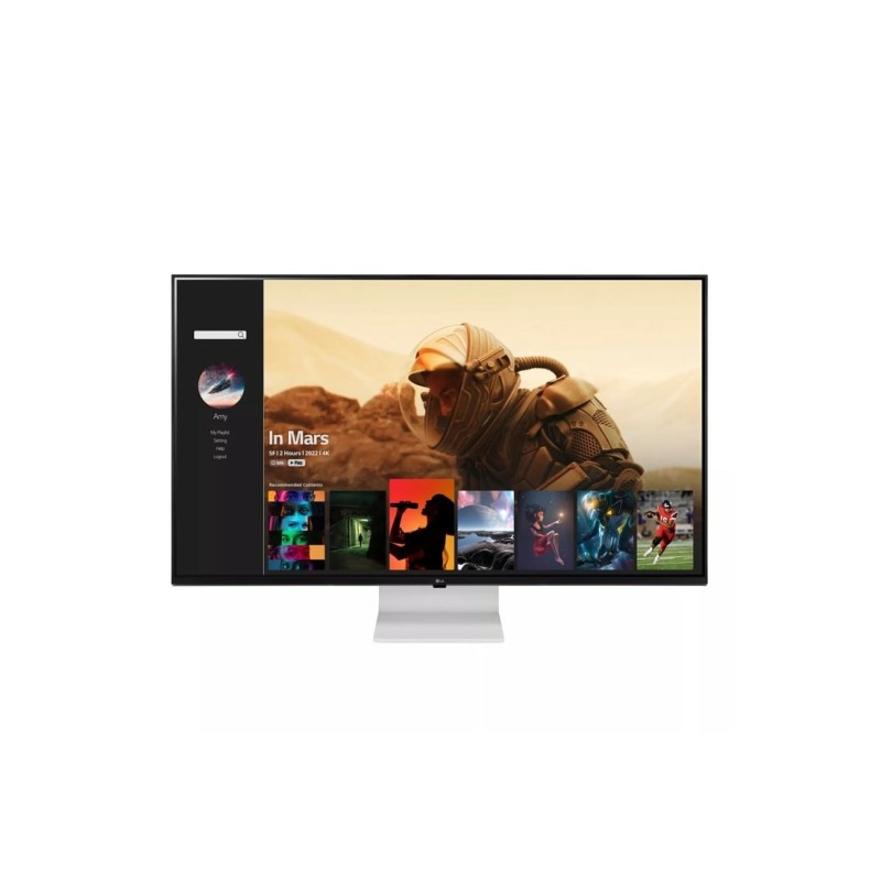 Monitor Lg 43Sq700S-W 42.5" 3840 X 2160 Pixeles 4K Ultra Hd Blanco