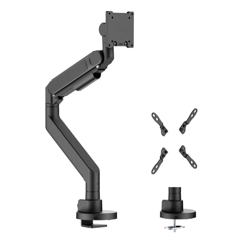Soporte Para Tv/Monitor Aisens  De Mesa Pro Contrapeso Giratorio E Inclinable  27Kg 3 Pivotes 1 Brazo De 24-57 Negro