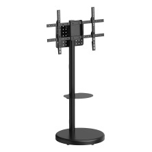 Soporte Para Tv/Monitor Aisens  De Suelo Con Rueda Bandeja Para Dvd  50Kg De 37-86 Negro