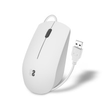 Ratón Subblim  Business Silencioso Con Cable Usb 1200 Dpi Blanco