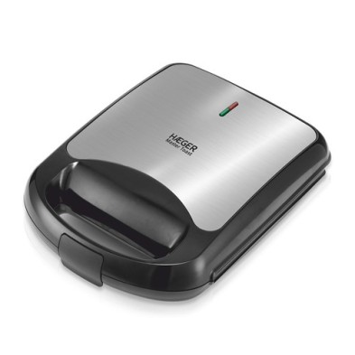 Haeger SM-15G.009A sandwichera 1500 W Negro, Acero