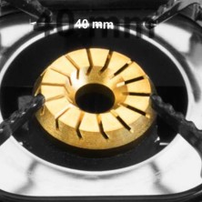 Haeger Triple Safine Hornillo de combustible líquido