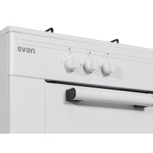SVAN SKG3500PB cocina Cocina independiente Encimera de gas Blanco