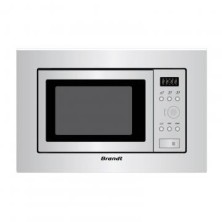 Brandt BMS6112X microondas Acero inoxidable Solo microondas Integrado 17 L 1050 W
