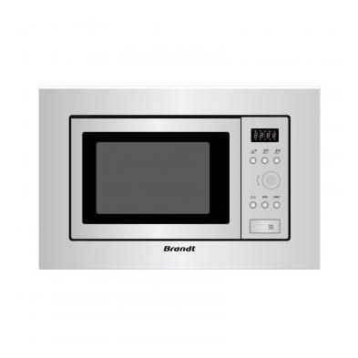 Brandt BMS6112X microondas Acero inoxidable Solo microondas Integrado 17 L 1050 W