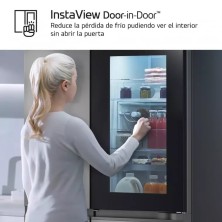 LG InstaView Frigorífico Side By side , Serie 800, Door-In-Door, Clasificación D, 628 L