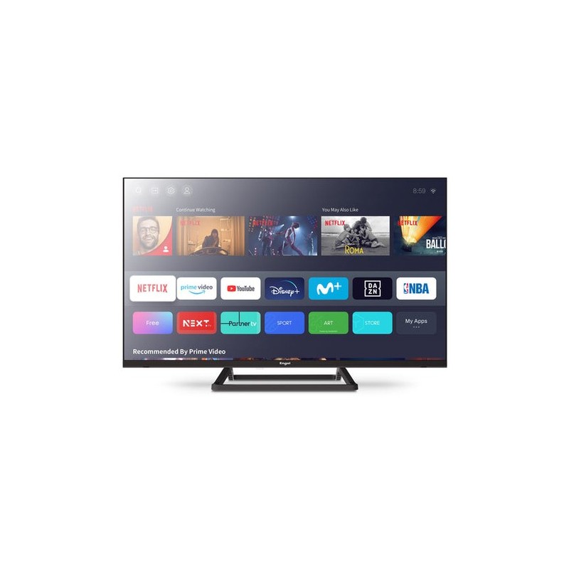 Engel LE3285SM Televisor 81,3 cm (32") HD+ Negro 180 cd / m²