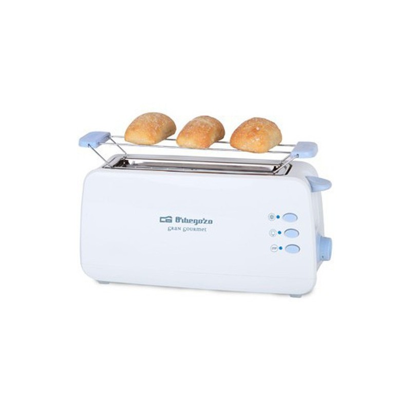 Orbegozo TO 4012 2 rebanada(s) 800 W Azul, Blanco