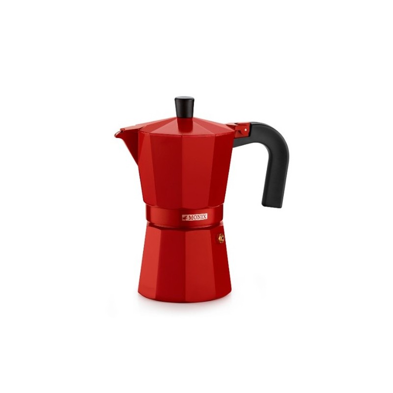 Monix M281709 cafetera manual Cafetera italiana Rojo