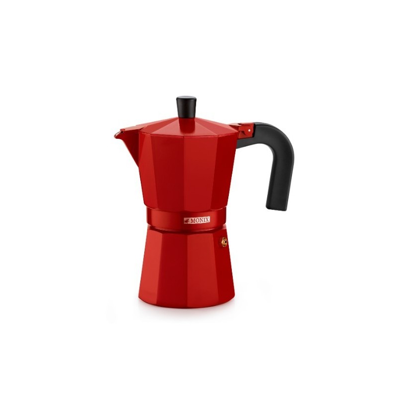 Monix M281709 cafetera manual Cafetera italiana Rojo