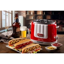 Ariete 0206/00 Tostador de perritos calientes 650 W Rojo