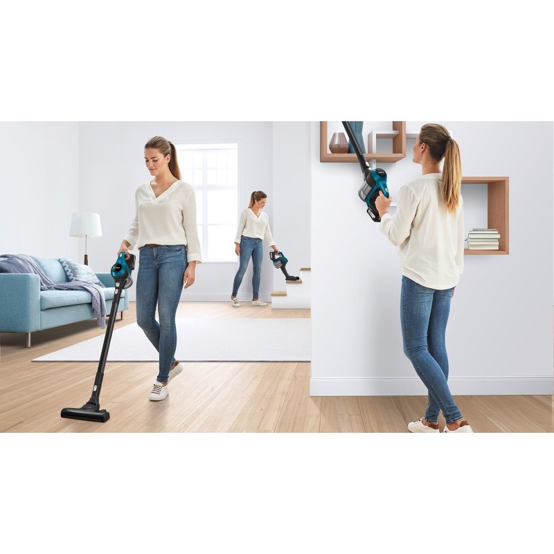 Bosch Serie 6 BBS611LAG aspiradora de pie y escoba eléctrica Aspiradora escoba 2 en 1 Batería Secar