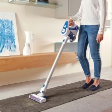 Polti Forzaspira Slim SR90B Aspiradora escoba Batería Secar Tela Sin bolsa 0,5 L Blanco
