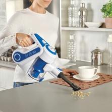 Polti Forzaspira Slim SR90B Aspiradora escoba Batería Secar Tela Sin bolsa 0,5 L Blanco
