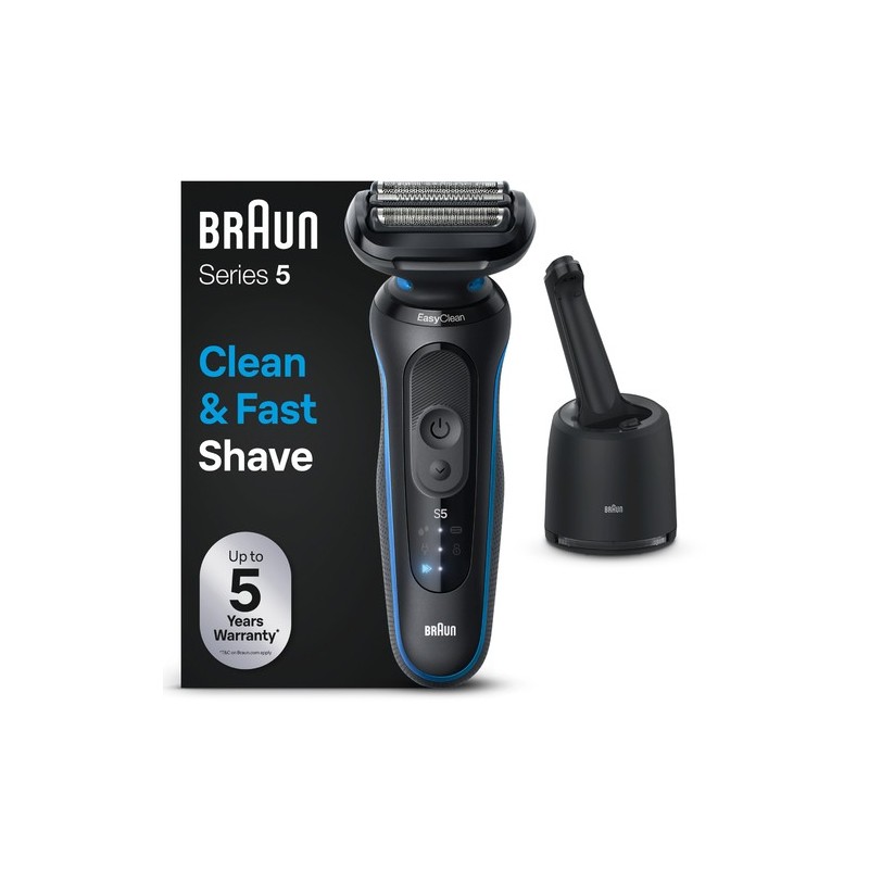 Braun Series 5 52-B7000cc Máquina de afeitar de láminas Recortadora Negro