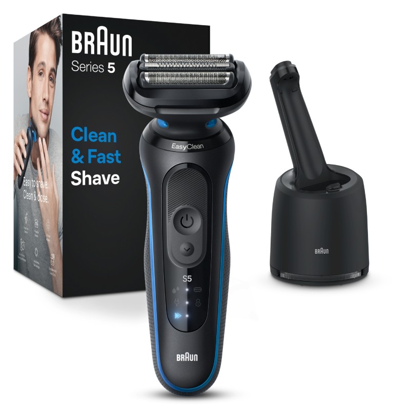 Braun Series 5 52-B7000cc Máquina de afeitar de láminas Recortadora Negro