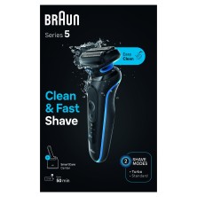 Braun Series 5 52-B7000cc Máquina de afeitar de láminas Recortadora Negro