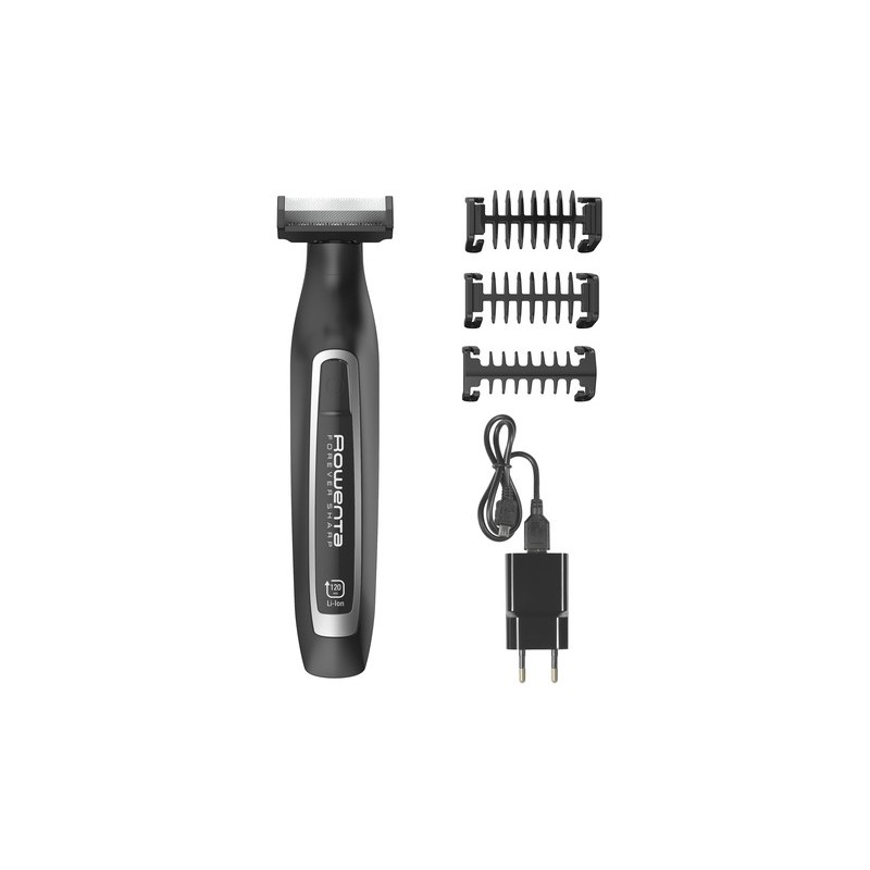 Rowenta TN6000 Batería 4 5 mm Mojado y seco Negro, Plata