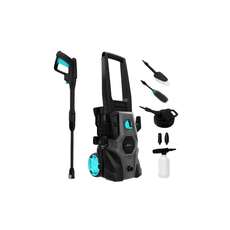 Cecotec 08137 Limpiadora de alta presión o Hidrolimpiadora Vertical Eléctrico 468 l/h 1600 W Negro,