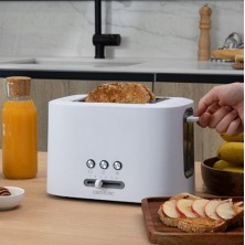 Cecotec 03188 tostadora 6 2 rebanada(s) 980 W Blanco