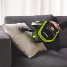 Polti Forzaspira Slim SR110 Aspiradora escoba 2 en 1 Batería Secar HEPA Sin bolsa Negro, Cal, Metáli