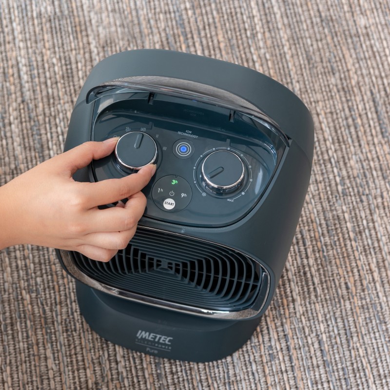 Imetec Silent Power Interior Azul 2200 W Ventilador eléctrico
