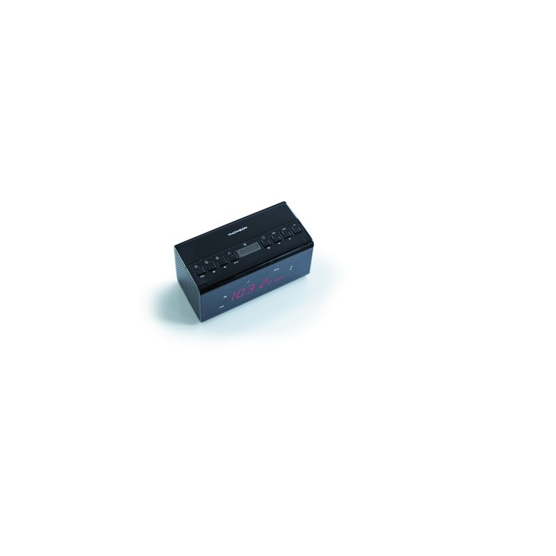 Thomson CR50 radio Reloj Negro