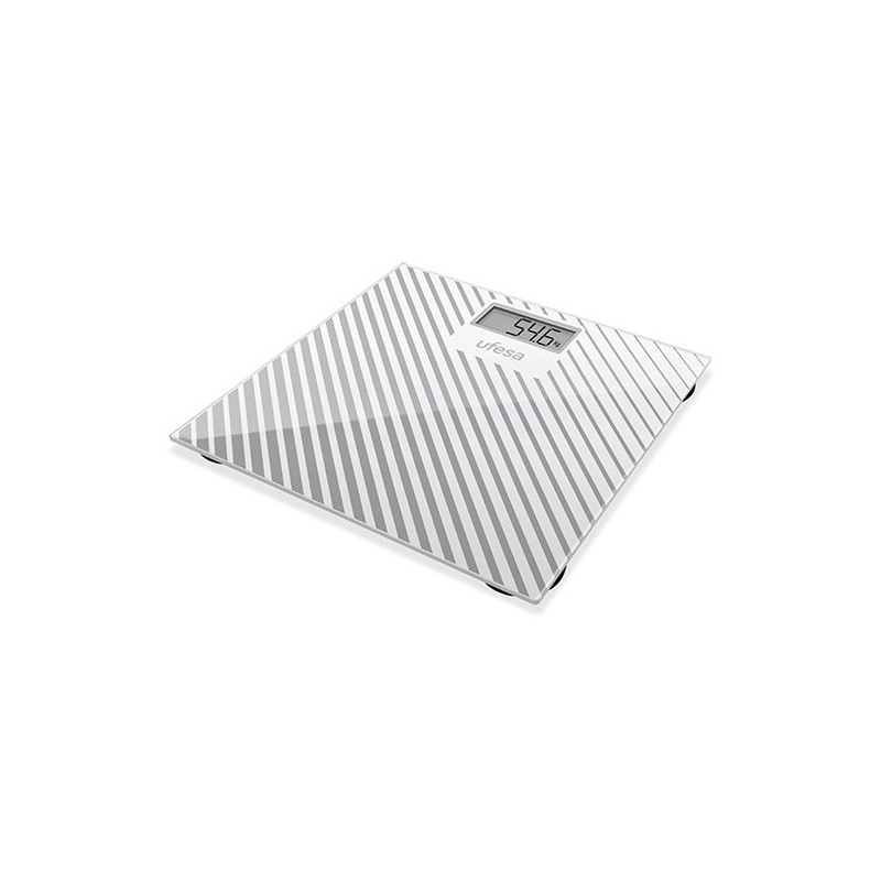Ufesa BE0907 Plaza Gris, Blanco Báscula personal electrónica